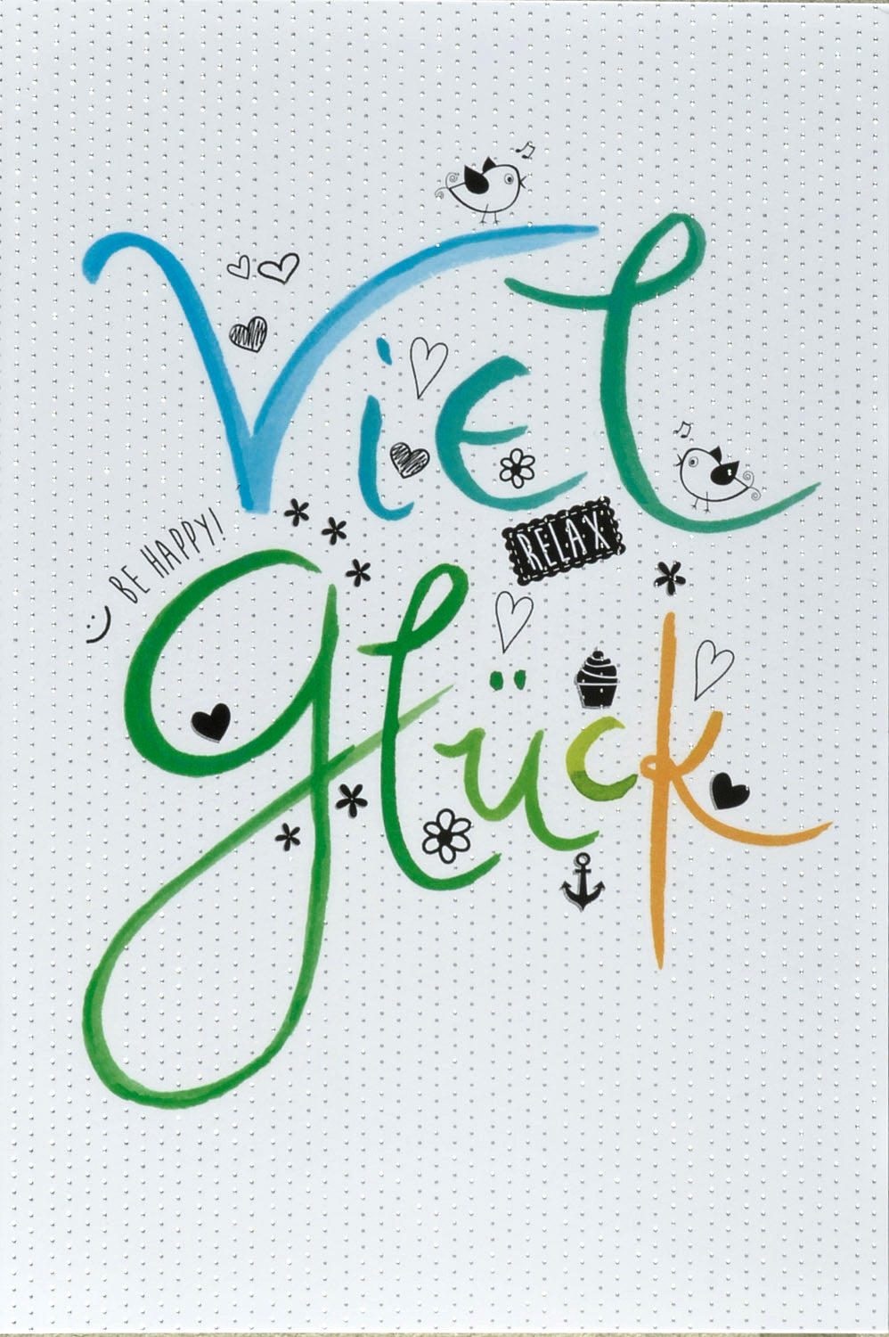 ABC Glückwunschkarte Schrift 1120001000 B6