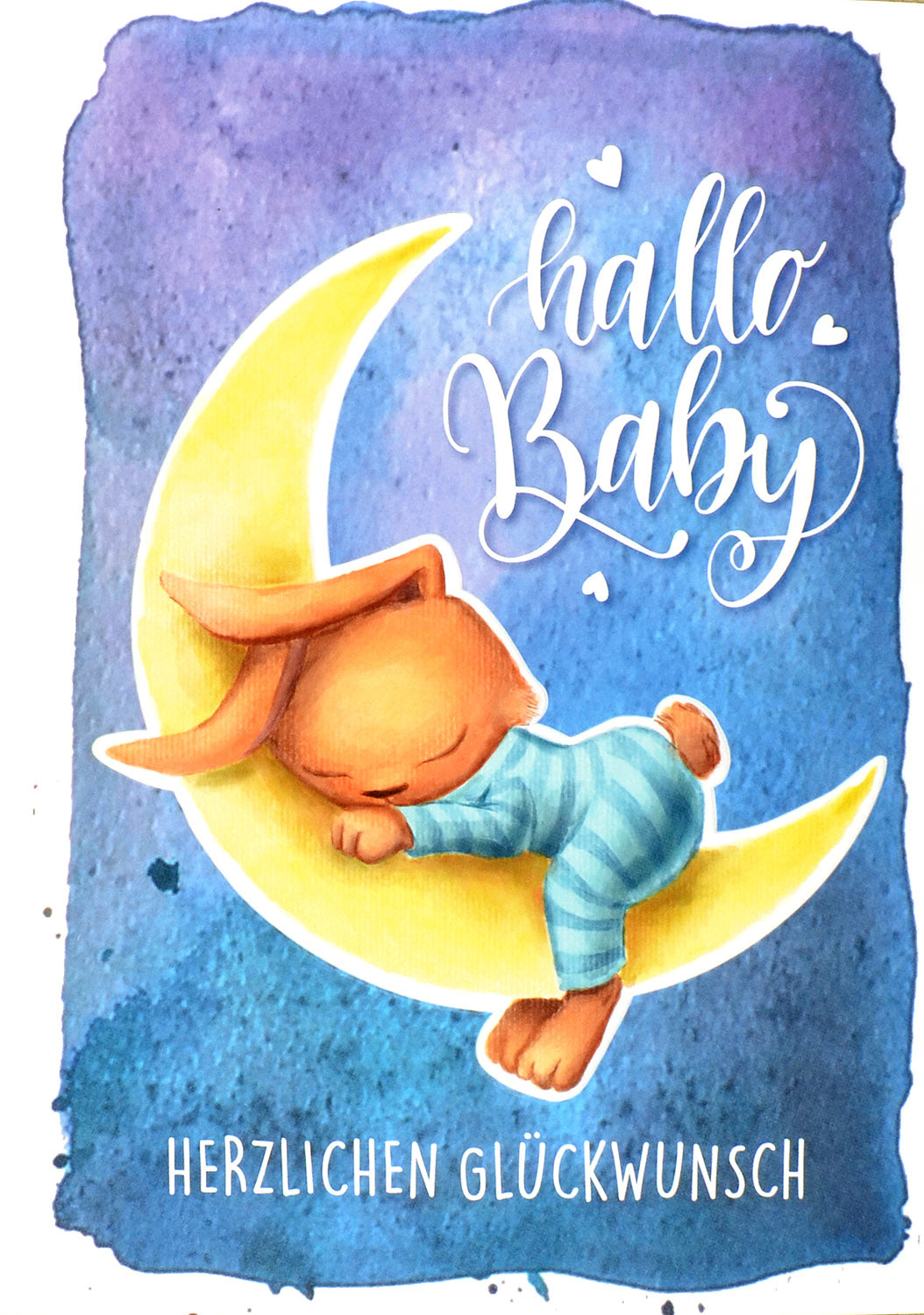 ABC Glückwunschkarte Hase 1120003500 B6