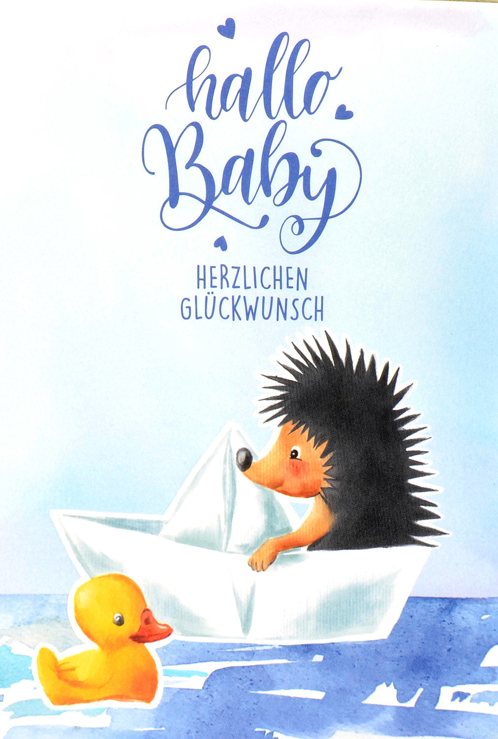 ABC Glückwunschkarte Igel 1120003600 B6