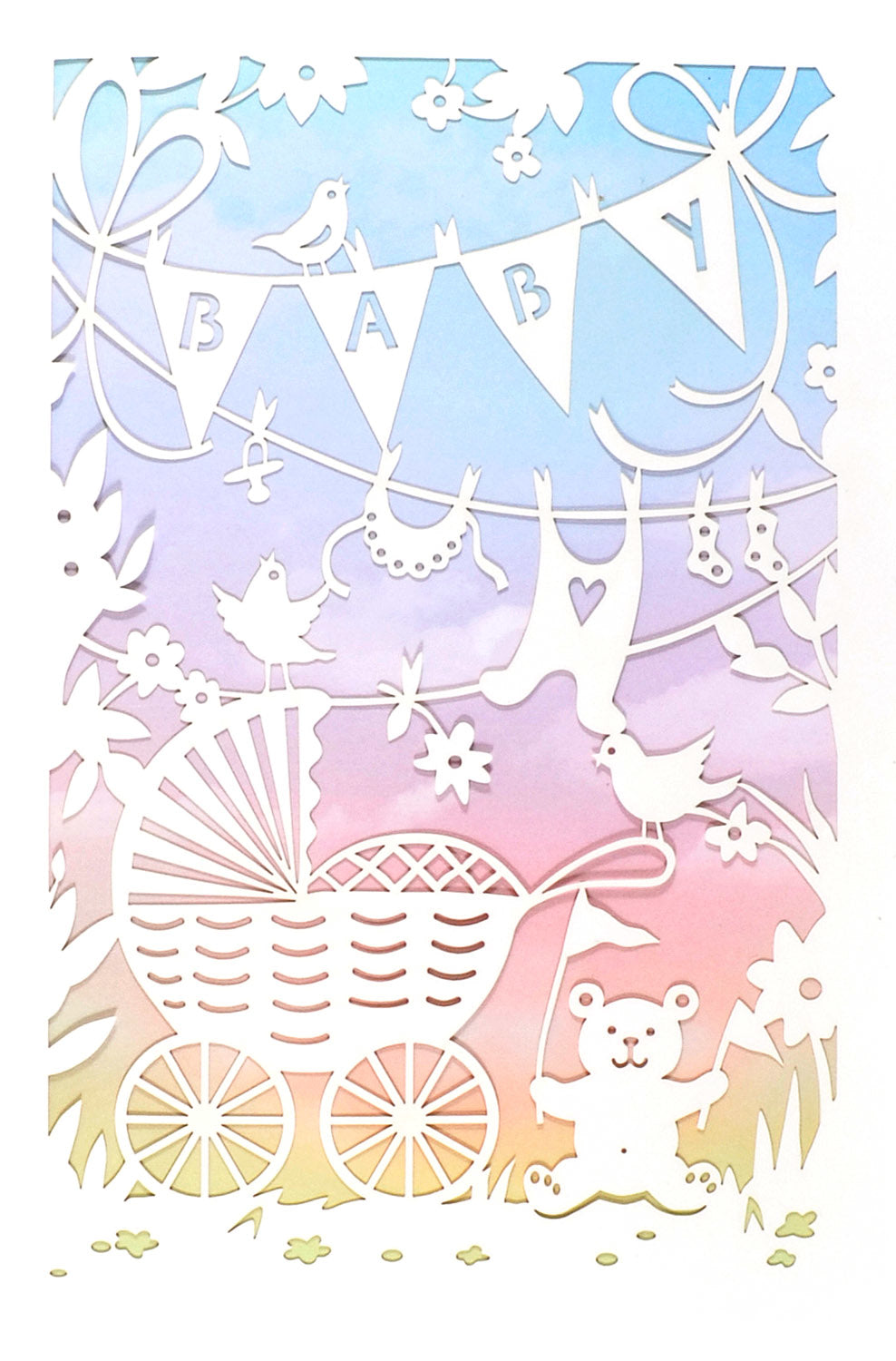 ABC Glückwunschkarte Scherenschn. 1120004000 B6