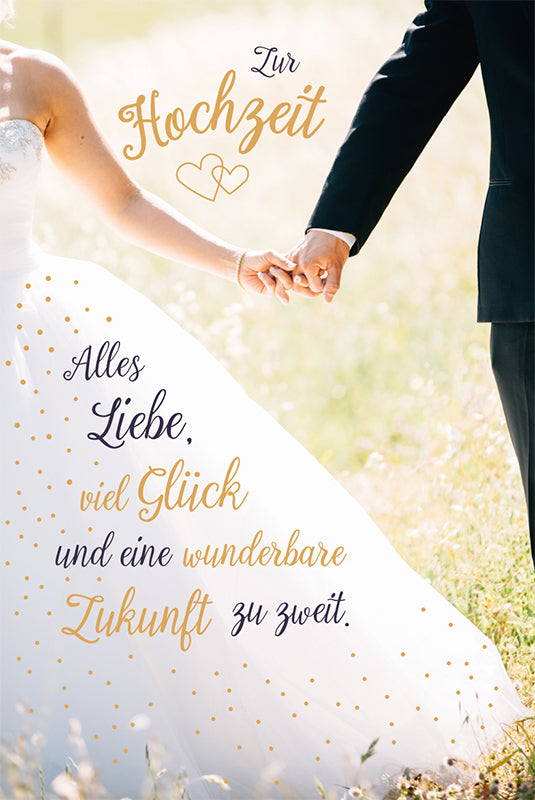 ABC Hochzeitskarte B6 51592 Brautpaar