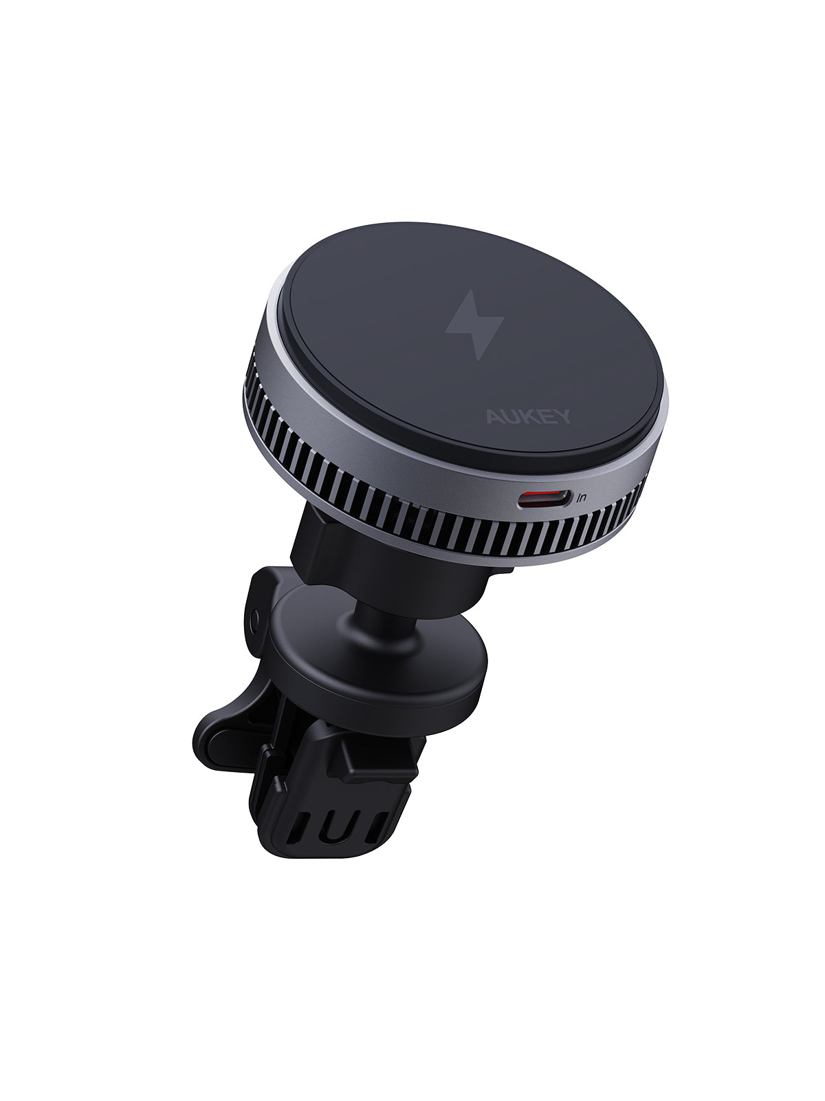 AUKEY MagFusion Dash Phone Mount HD-MC13A w. Cooling System 15W, Qi2