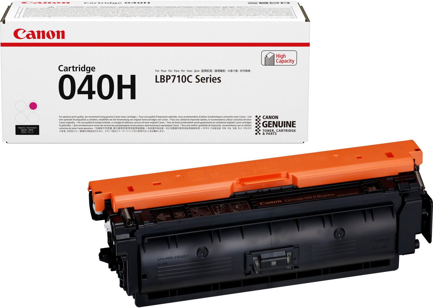 CANON Toner-Modul 040H magenta 0457C001 LBP 710Cx/712Cx 10'000 Seiten