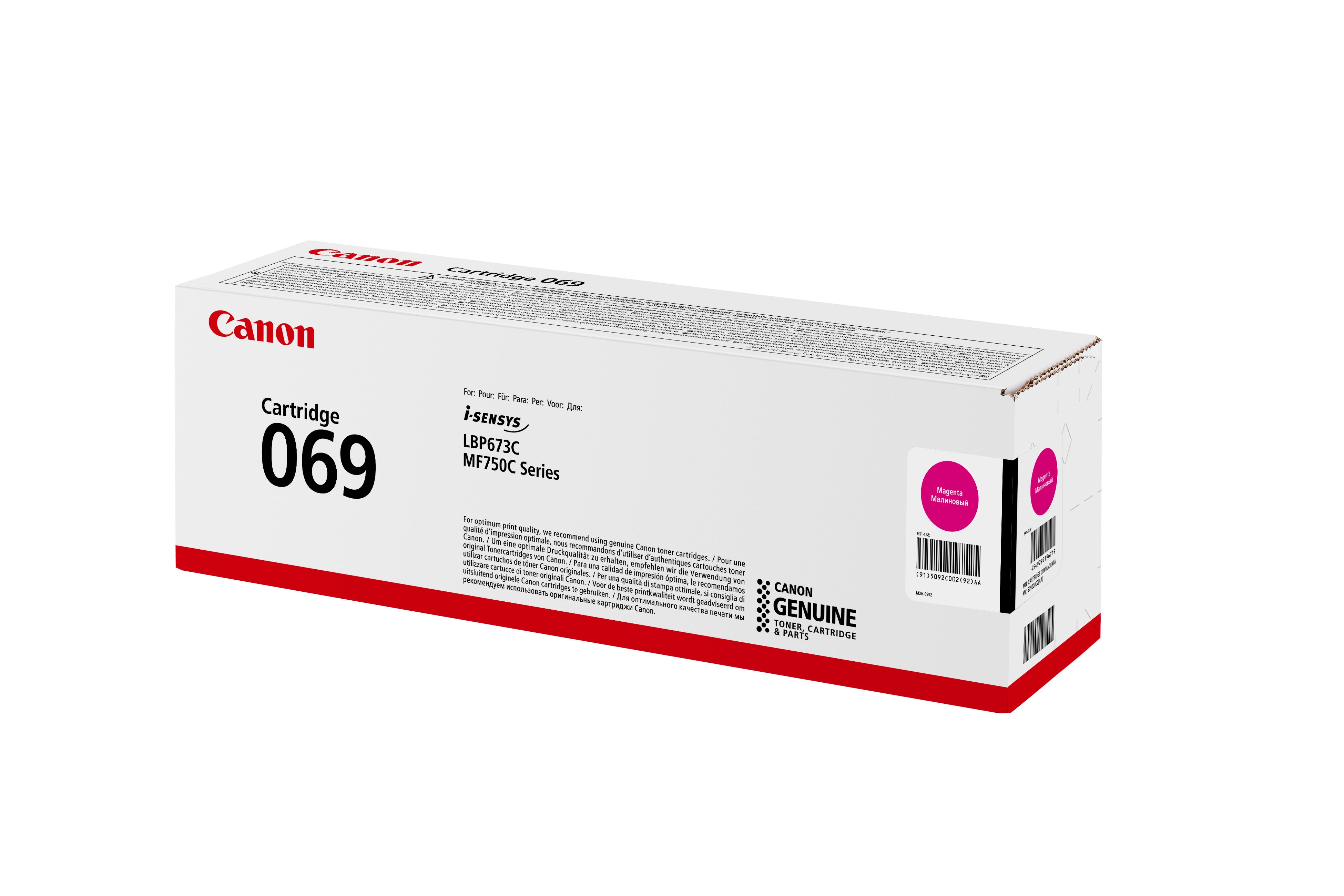 CANON Toner-Modul 069 magenta 5092C002 LBP673CDW 1'900 Seiten