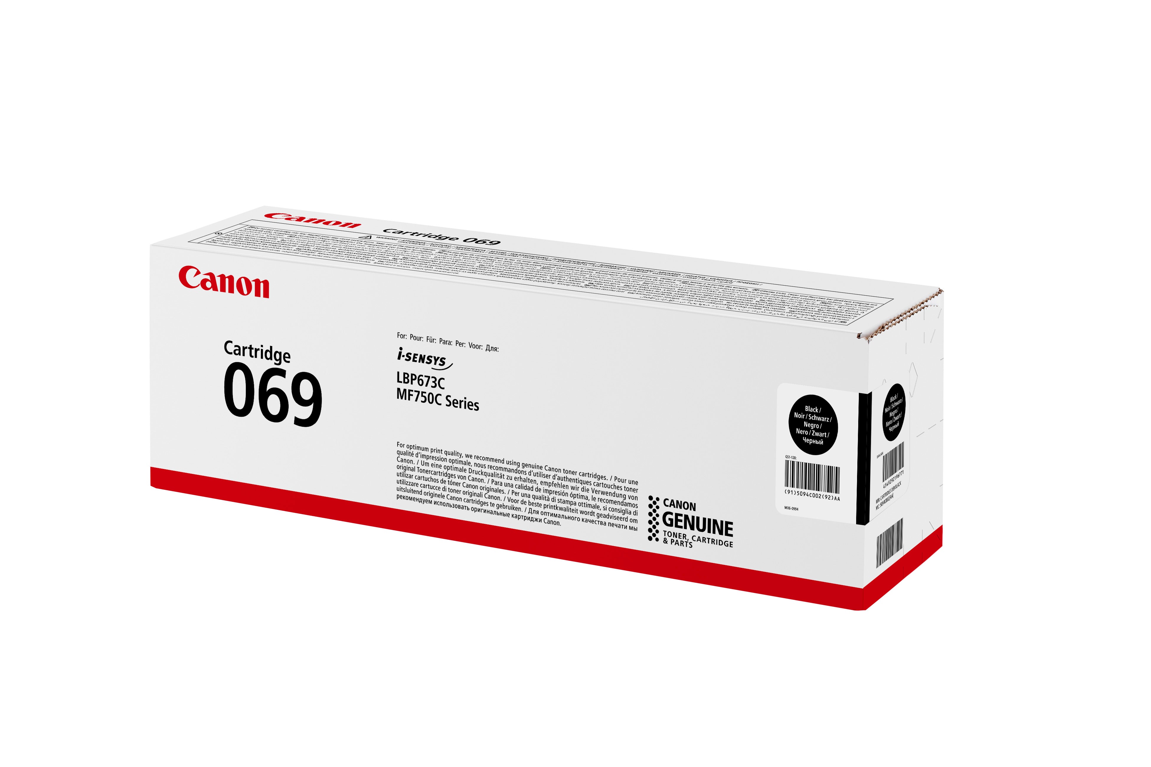 CANON Toner-Modul 069 schwarz 5094C002 LBP673CDW 2'100 Seiten