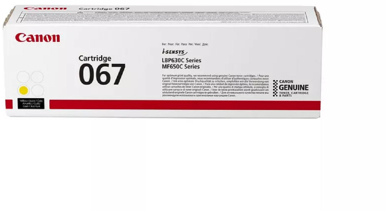 CANON Toner-Modul 067 yellow 5099C002 LBP631Cw/633Cdw 1250 Seiten