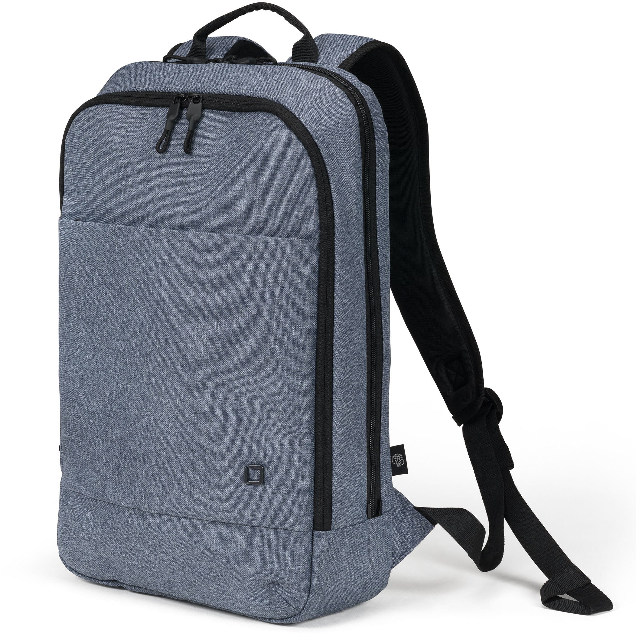 DICOTA Eco Backpack Slim MOTION D32014-RPET 13-15.6 inch Blue Denim