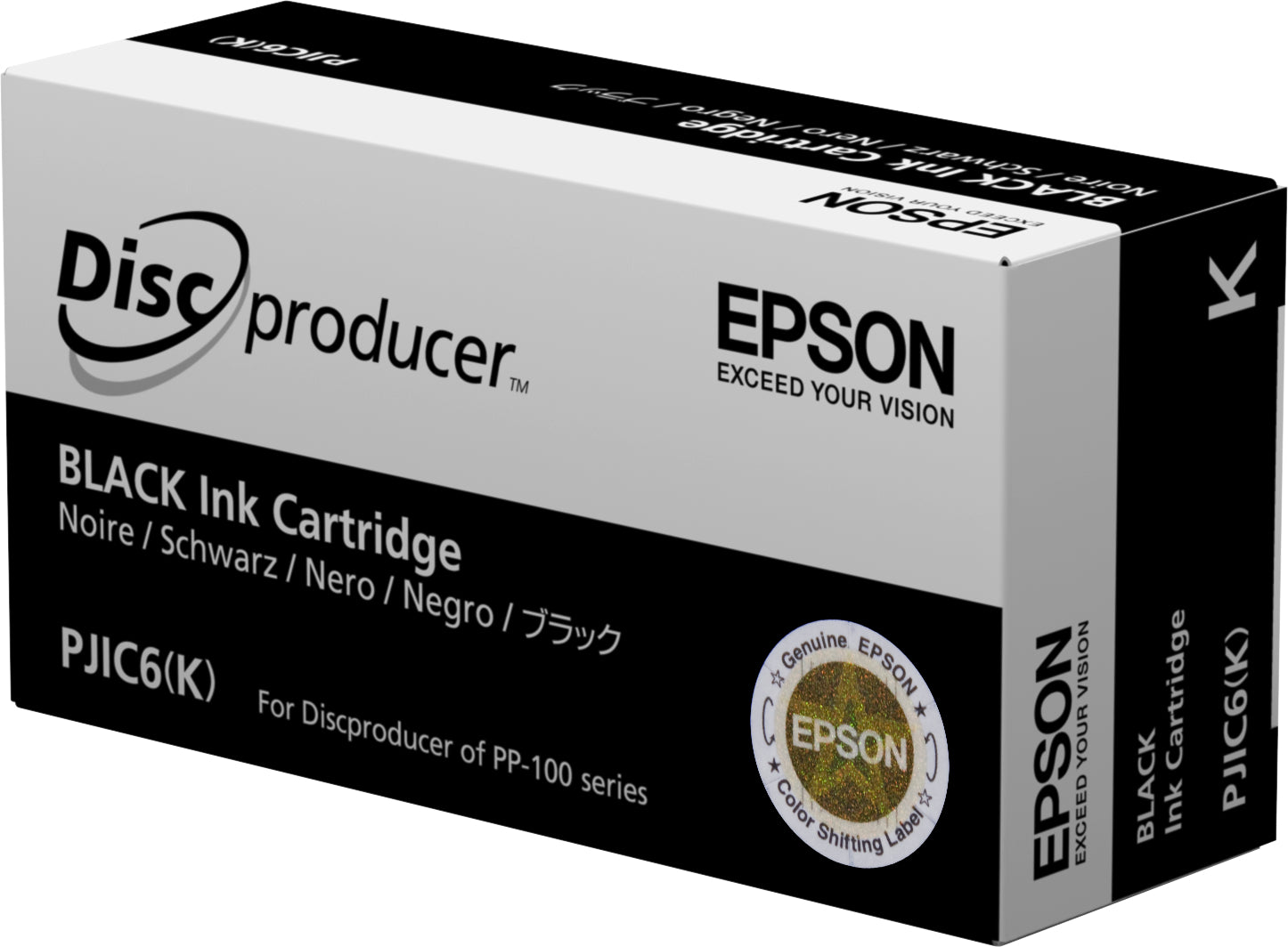 EPSON Tintenpatrone PJIC6 schwarz C13S020693 Discproducer PP-100