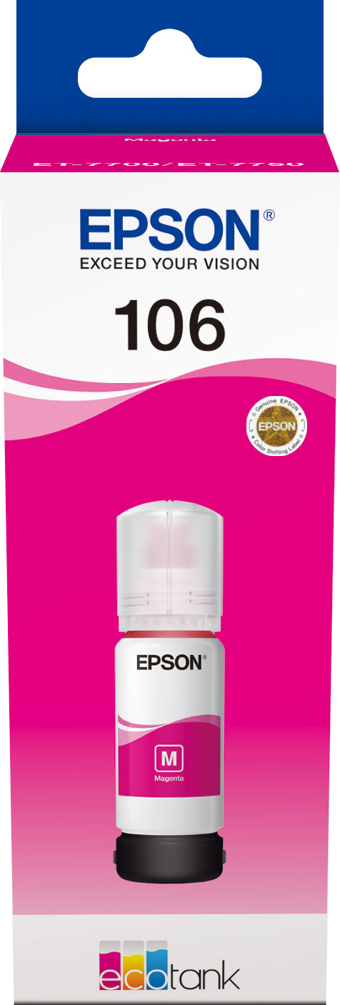 EPSON Tintenbehälter 106 magenta T00R340 EcoTank ET-7700 5000 Seiten