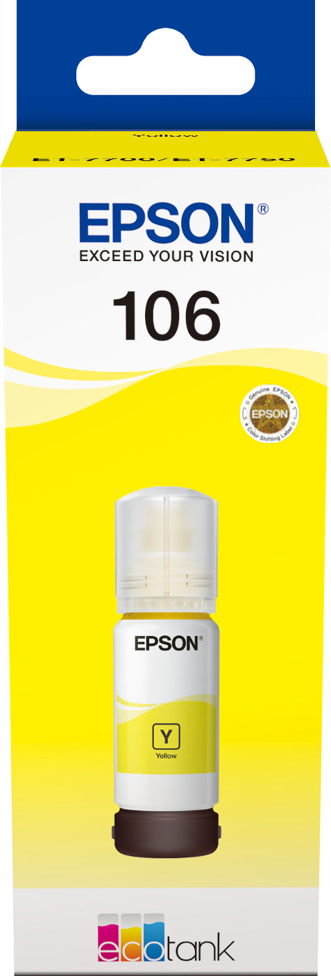 EPSON Tintenbehälter 106 yellow T00R440 EcoTank ET-7700 5000 Seiten