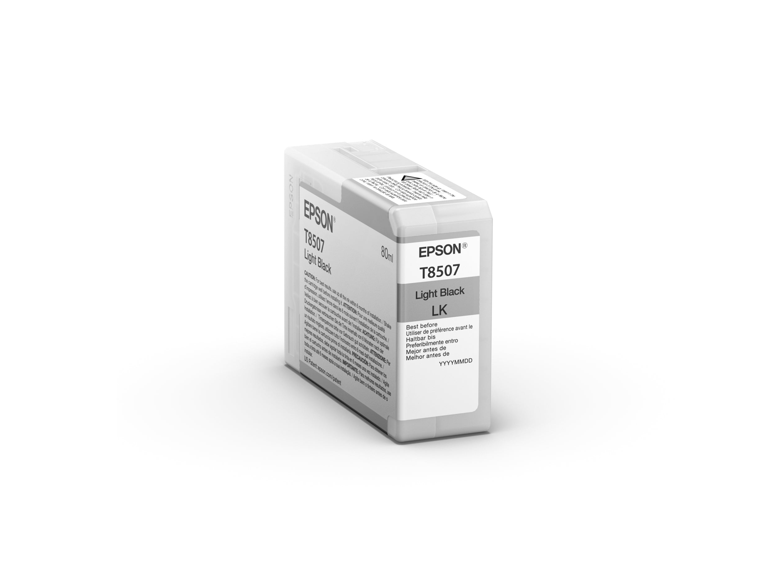 EPSON Tintenpatrone light schwarz T850700 SureColor SC-P800 80ml
