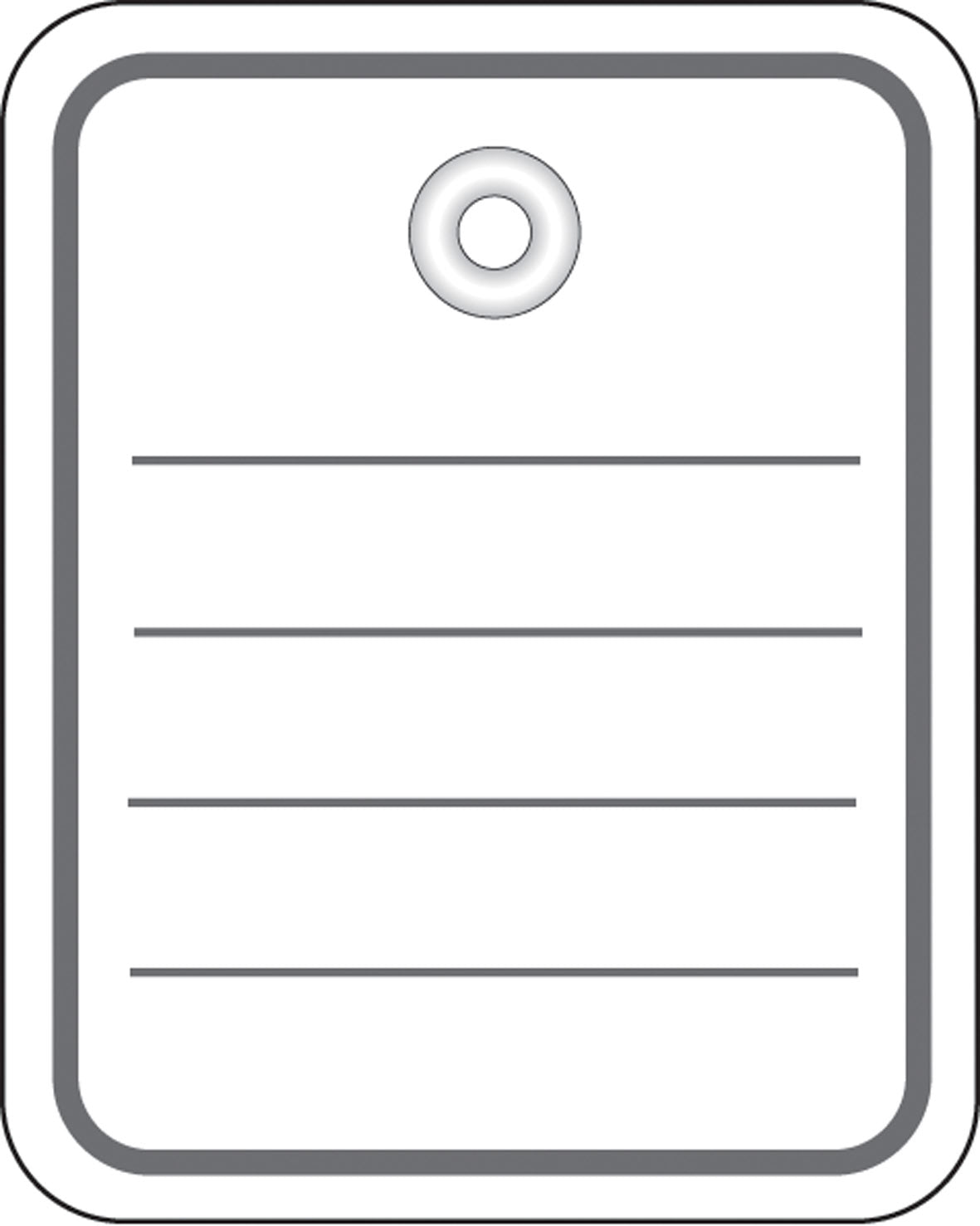 HERMA Stückwaren Anhänger 40x50mm 6822 weiss 1000 Stück