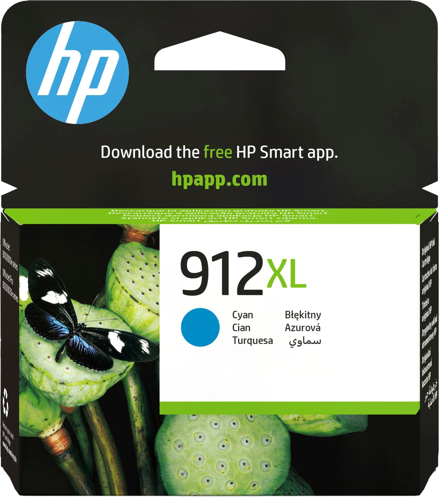 HP Tintenpatrone 912XL cyan 3YL81AE OfficeJet 8010/8020 825 S.