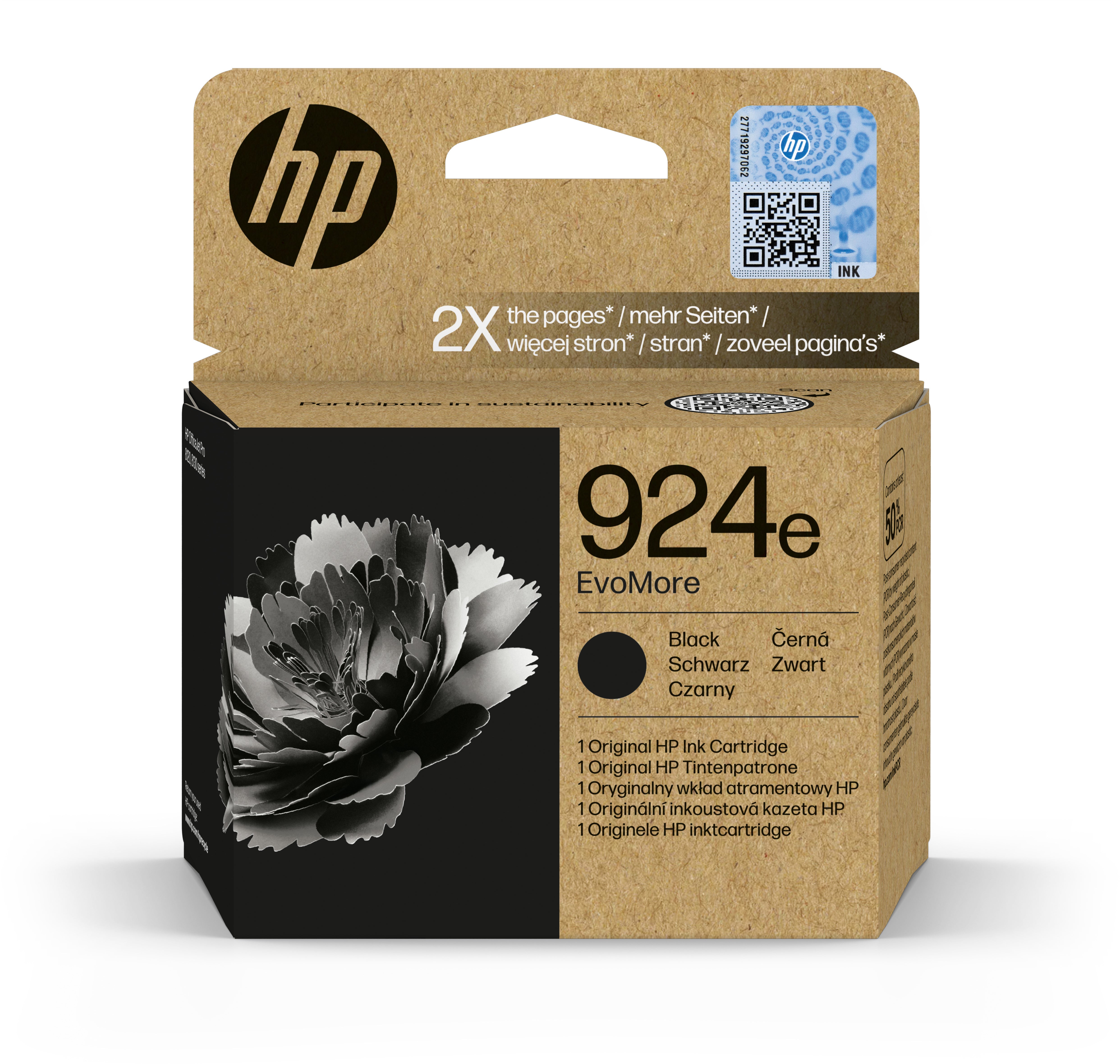 HP Tintenpatrone 924e schwarz 4K0V0NE OJ Pro 8120/8130 1000 S.