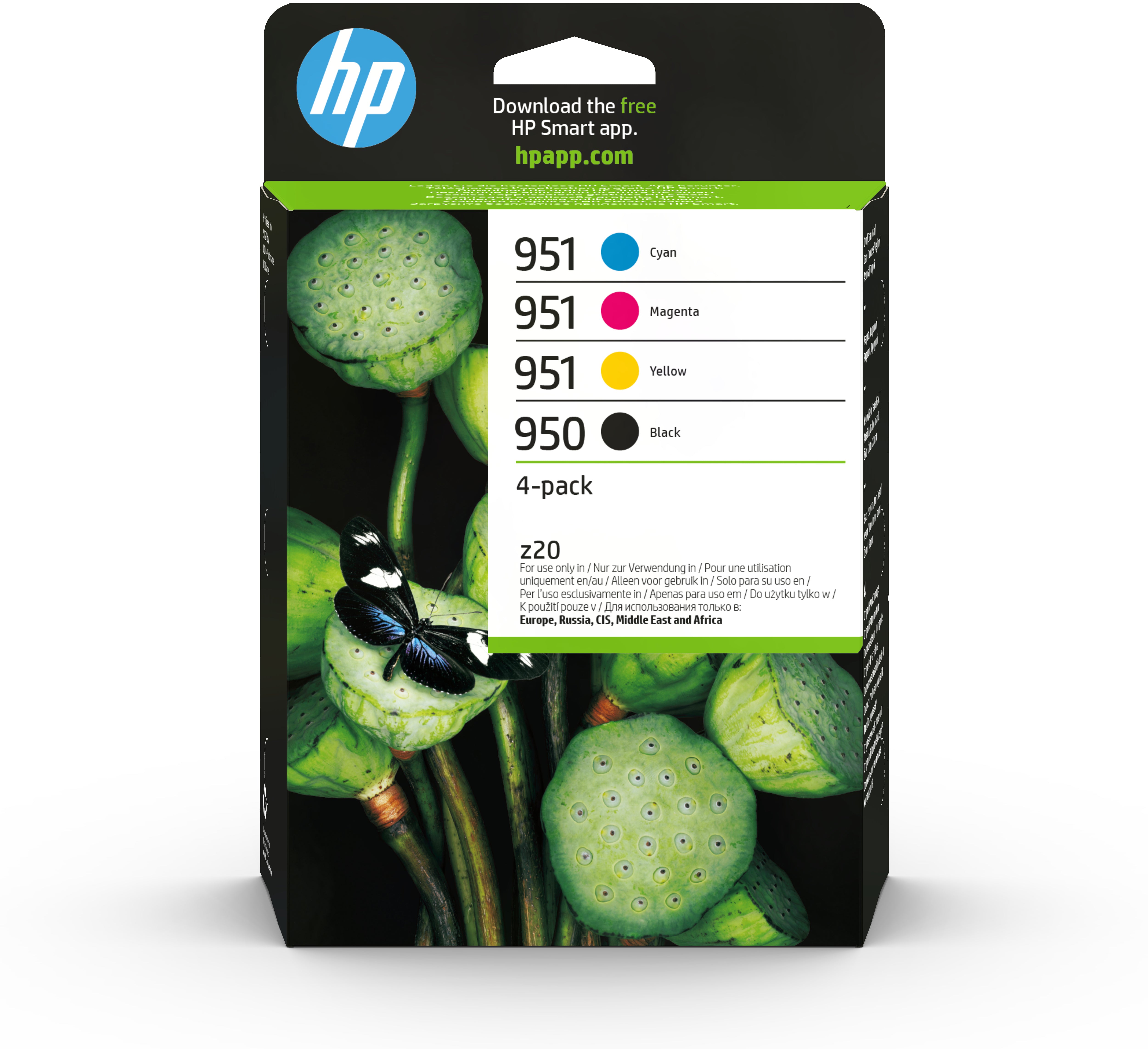 HP Combopack 950/951 CMYBK 6ZC65AE OJ Pro 8100 1000/700 S.