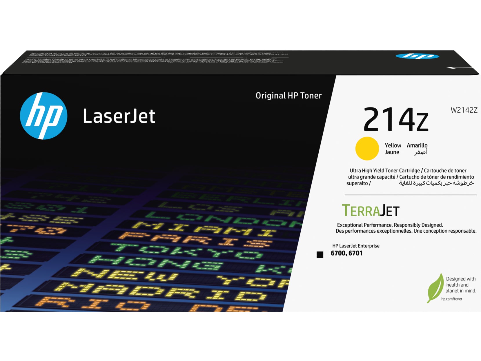 HP Toner-Modul 214Z yellow W2142Z CLJ Enterprise 6700 26'000 S.