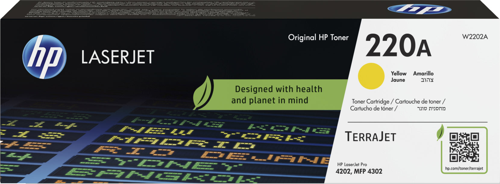 HP Toner-Modul 220A yellow W2202A CLJ Pro 4202/MFP 4302 1800 S.
