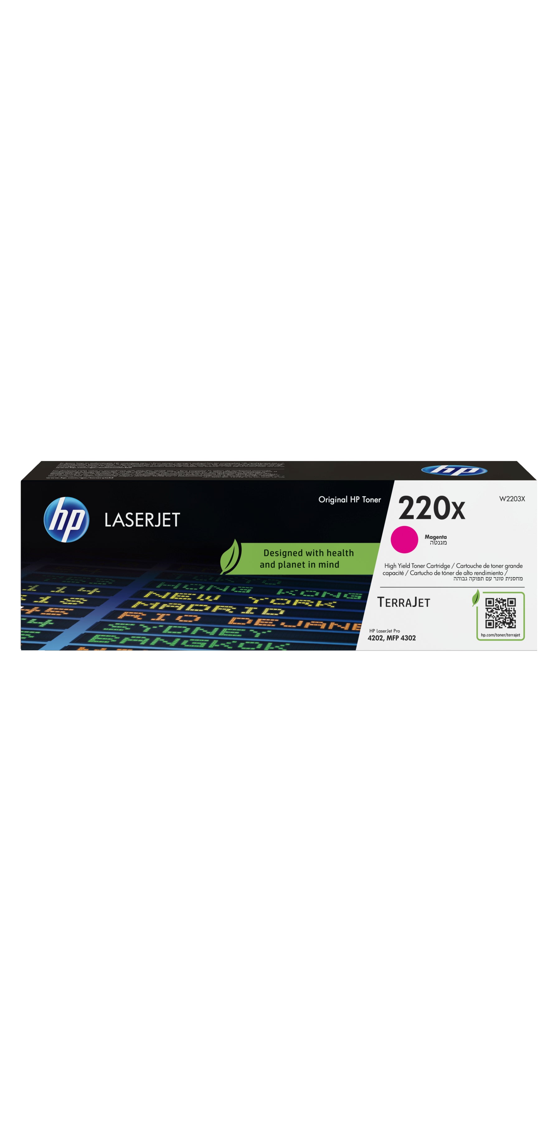 HP Toner-Modul 220X magenta W2203X CLJ Pro 4202/MFP 4302 5500 S.