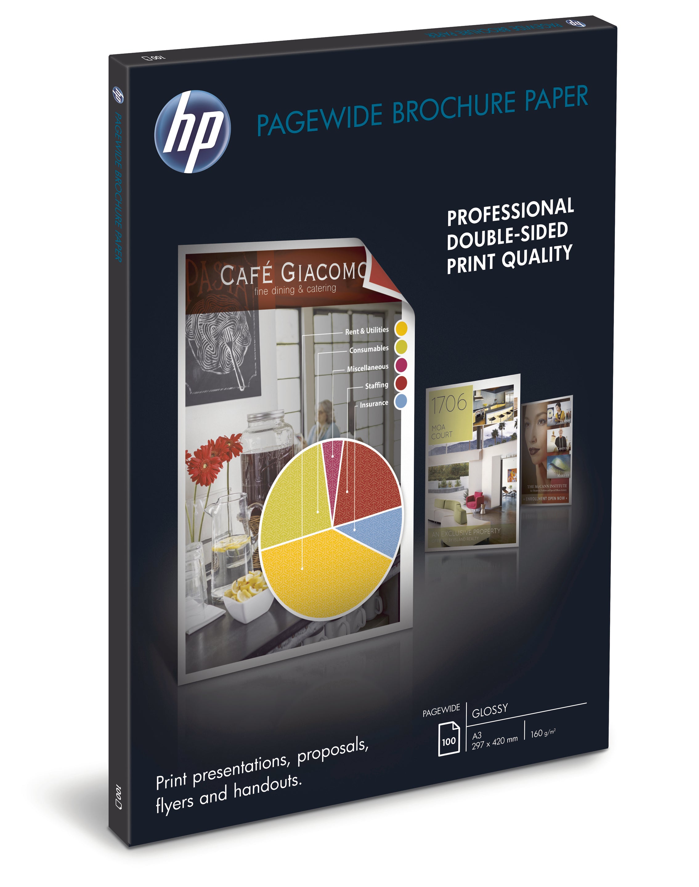 HP PageWide Paper 100 Blatt Z7S68A Glossy A3 FSC 160g