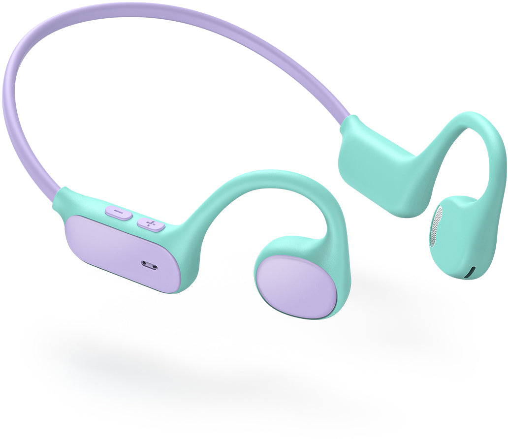 ICLEVER OWS01 Air Conduction Headphone OWS01 BT, 74/85 dB, purple/green