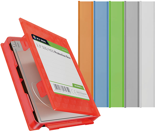 ICY BOX 6x HDD Schutzboxen für 2,5inch IB-AC6251-6