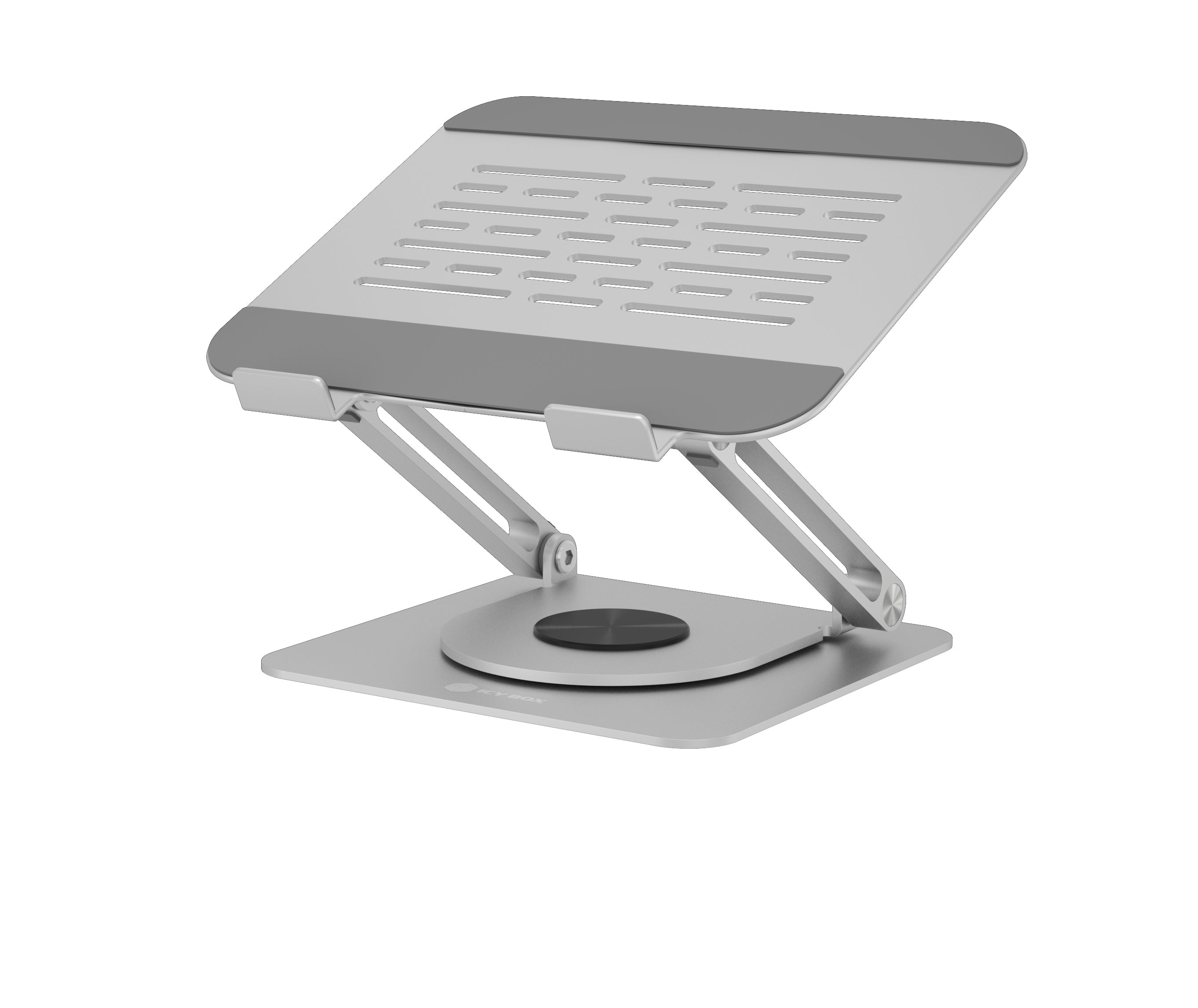 ICY BOX Rotatable and fully adjustable IB-NH300-R notebook stand 17 Inch silver