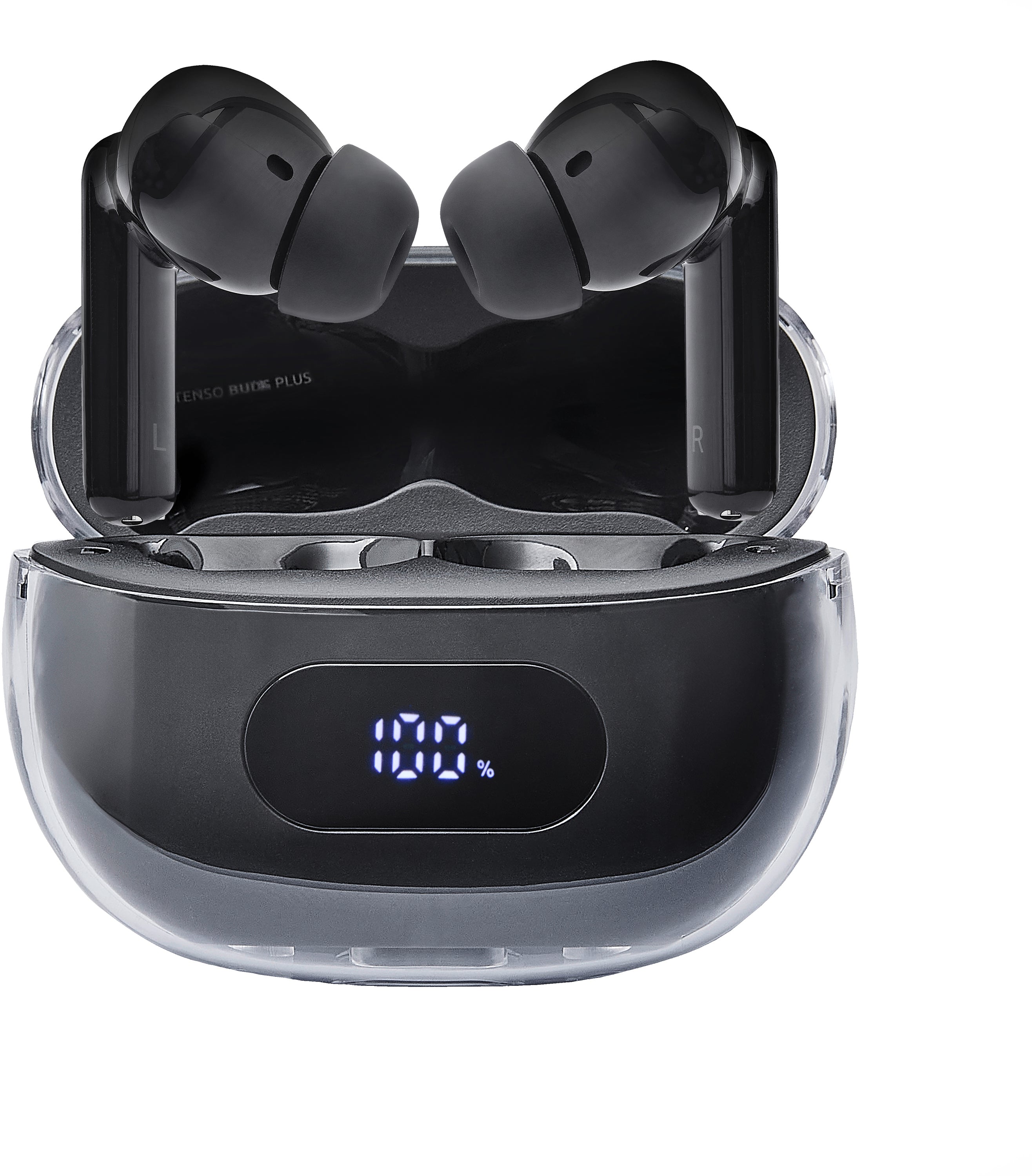INTENSO Buds Plus Wirel. Earphones 3720310 T310AE, ANC, black