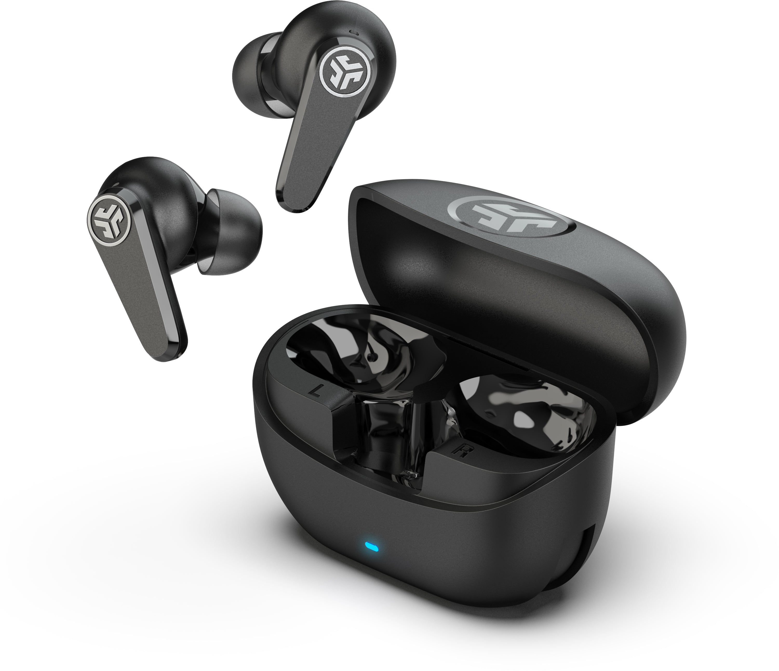JLAB Go Pods ANC Earbuds IEUEBGOPODSRBLK124 True Wireless, Black