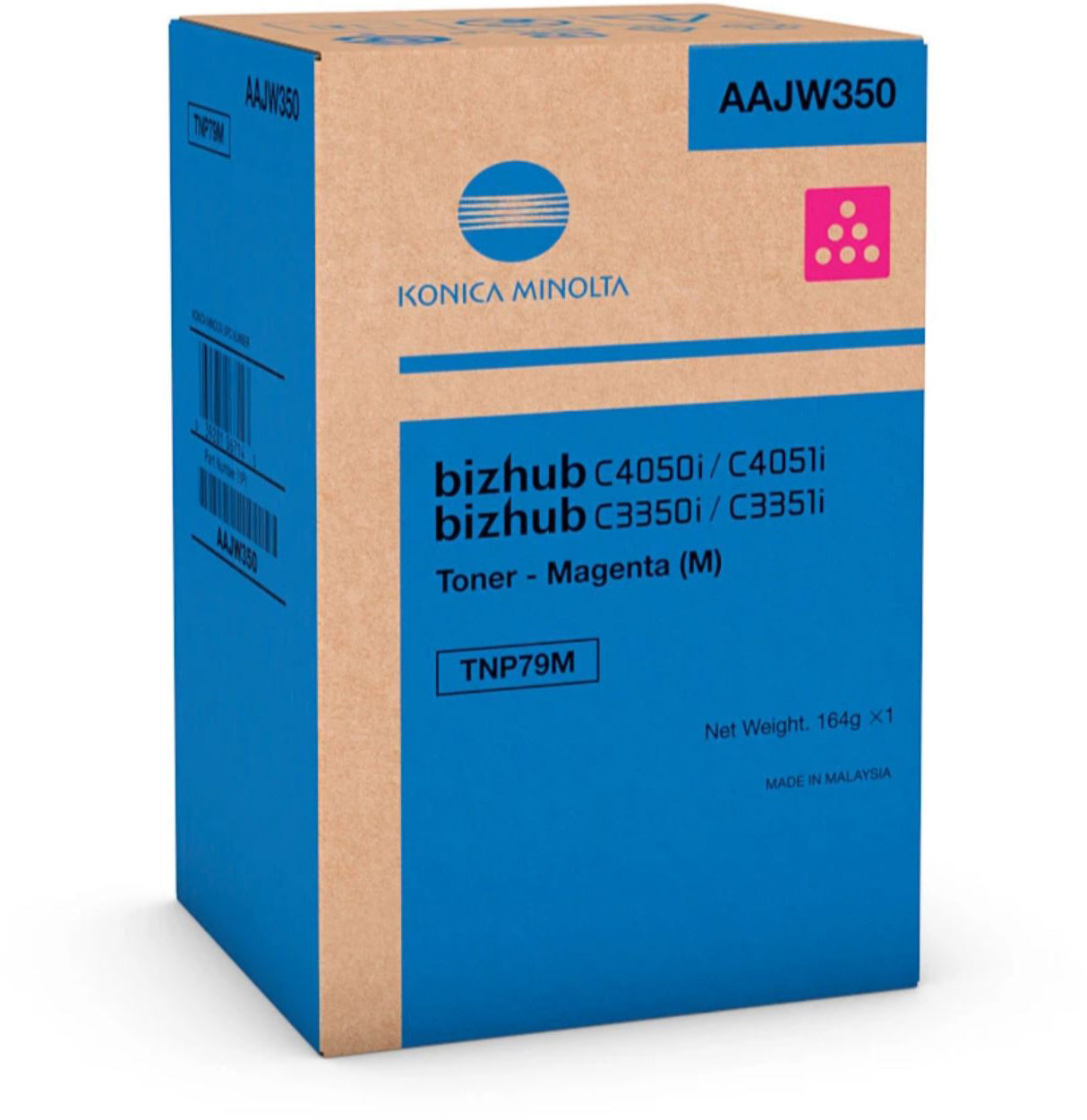 KONICA MINOLTA Toner TNP79M magenta AAJW350 Bizhub C3350i 9000 Seiten