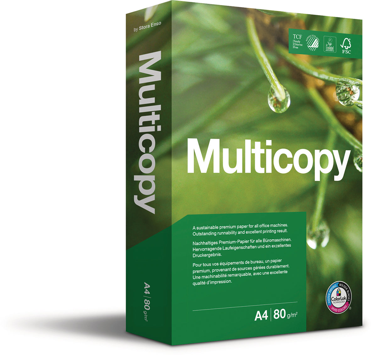 MULTICOPY Kopierpapier A4 88046505 80g, weiss 500 Blatt
