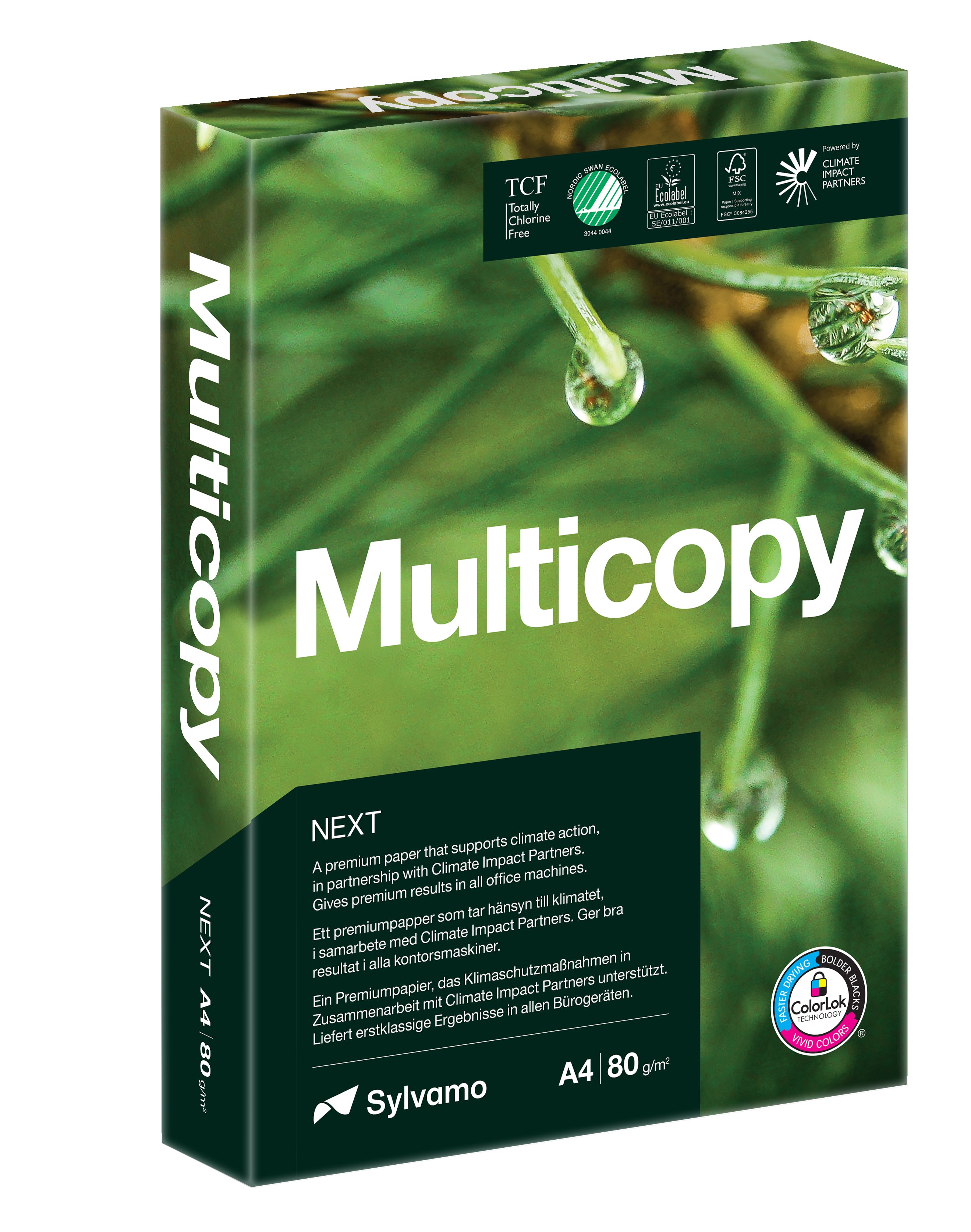 MULTICOPY Kopierpapier next A4 88365185 80g, weiss 500 Blatt