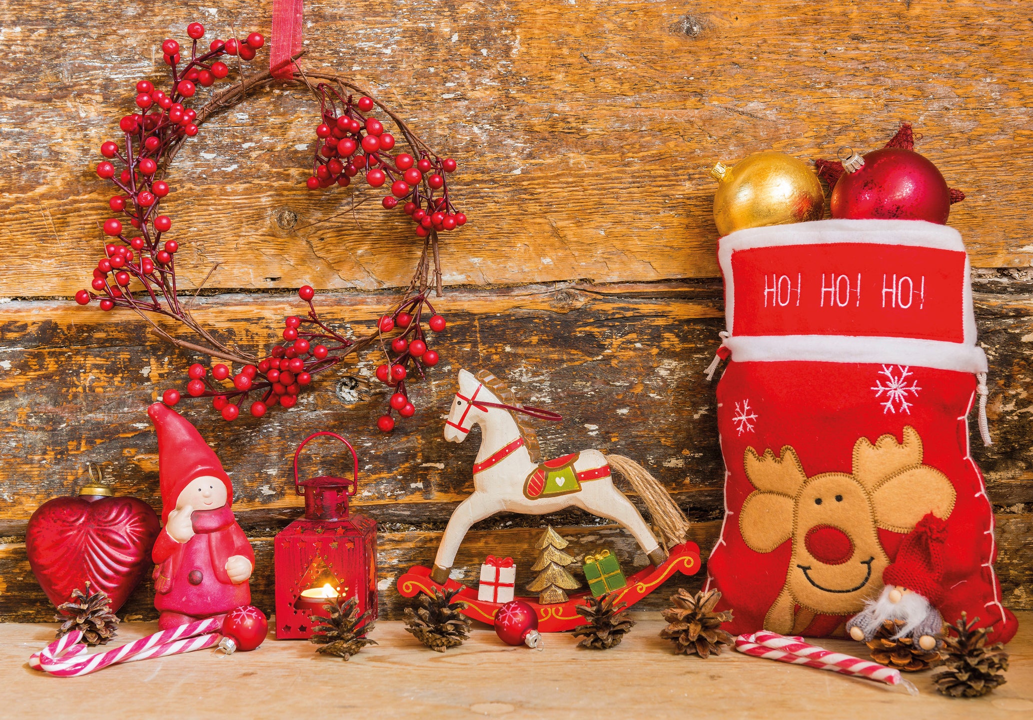 NATUR VERLAG Weihnachtskarte Chalet 10277N Doppelkarte