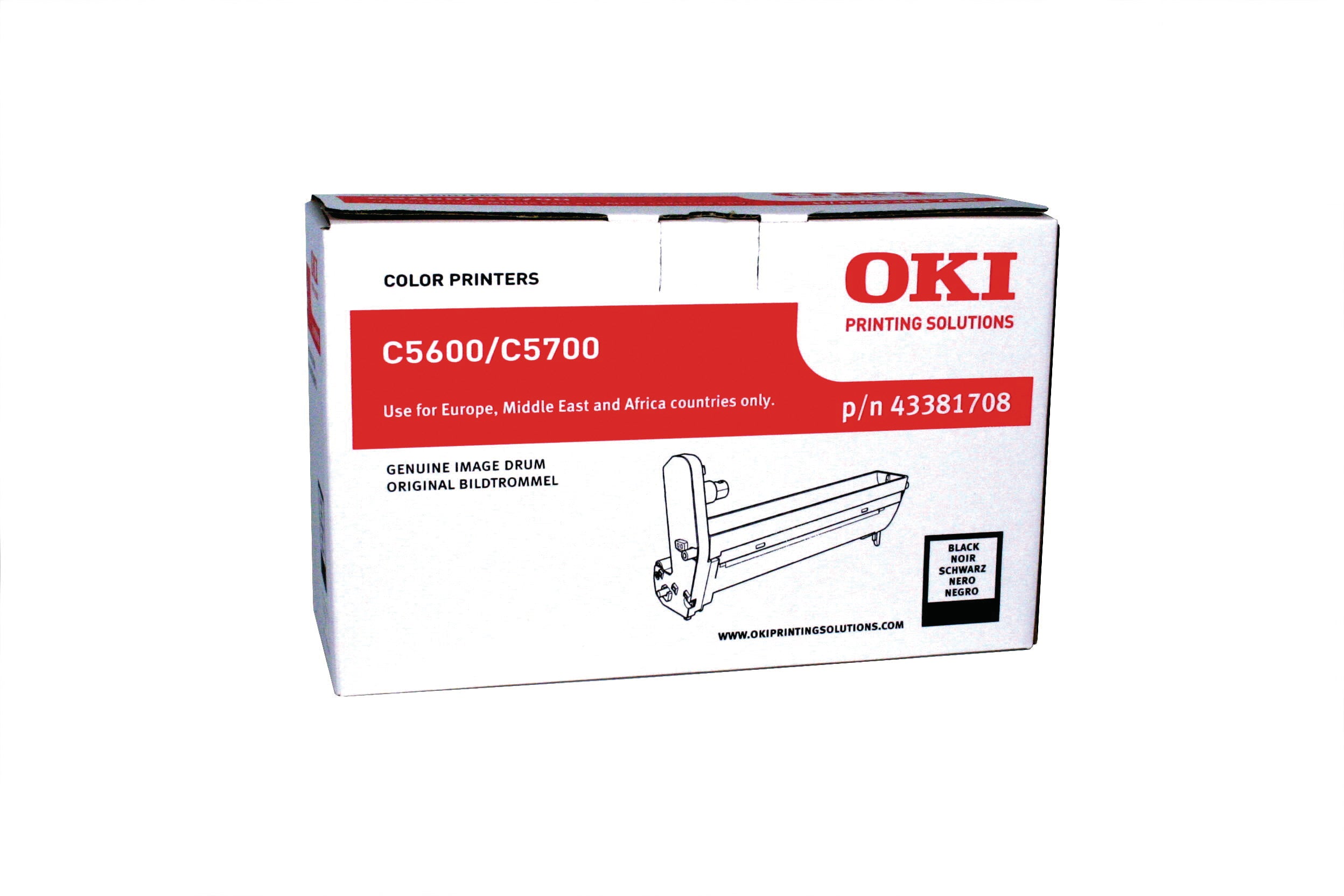 OKI Drum schwarz 43381708 C5600/5700 20'000 Seiten