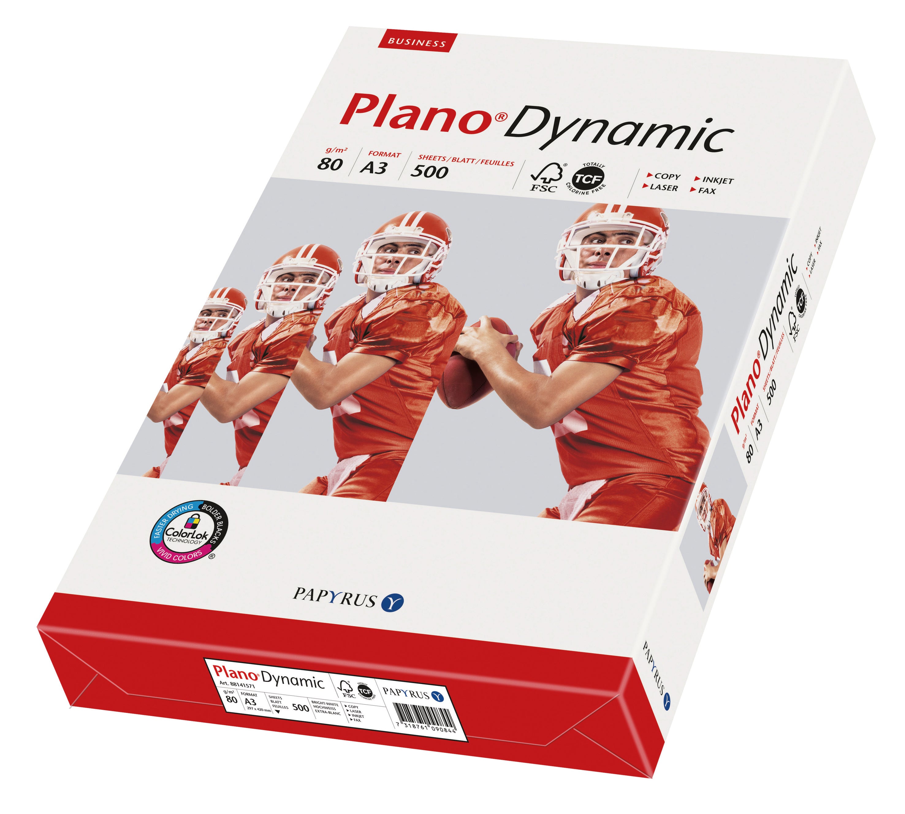PLANO DYNAMIC Kopierpapier FSC A3 88032036 weiss, 80g BB 500 Blatt