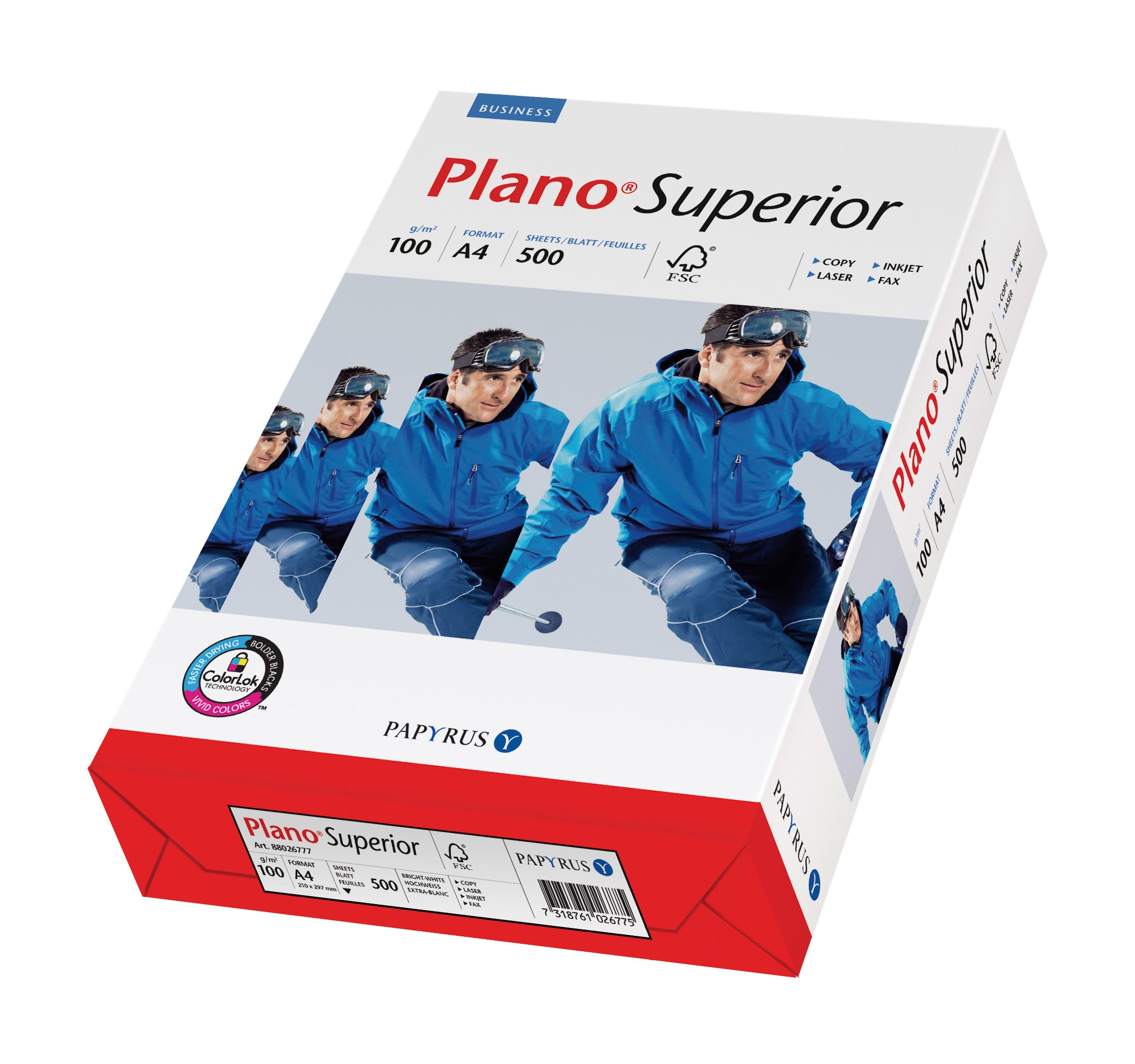 PLANO SUPERIOR Kopierpapier FSC A4 88085901 weiss, 100g SB 500 Blatt