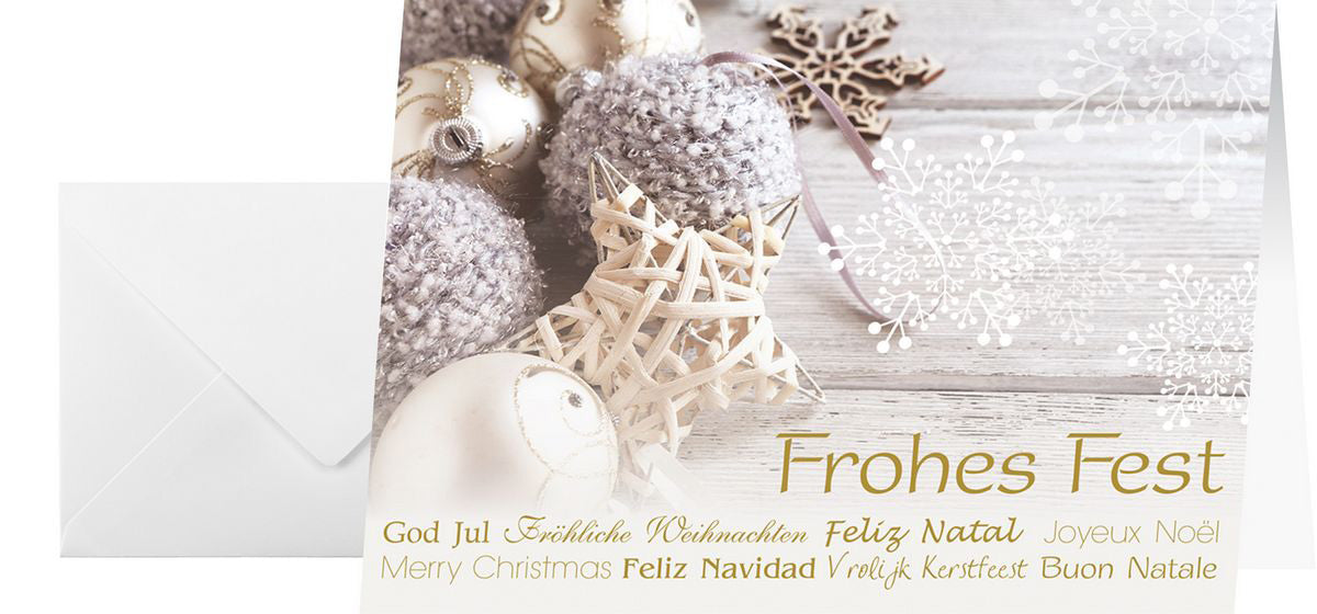 SIGEL Weihnachtskarten Feeling DS034 A6 (A5), +Umschläge 25 Stück