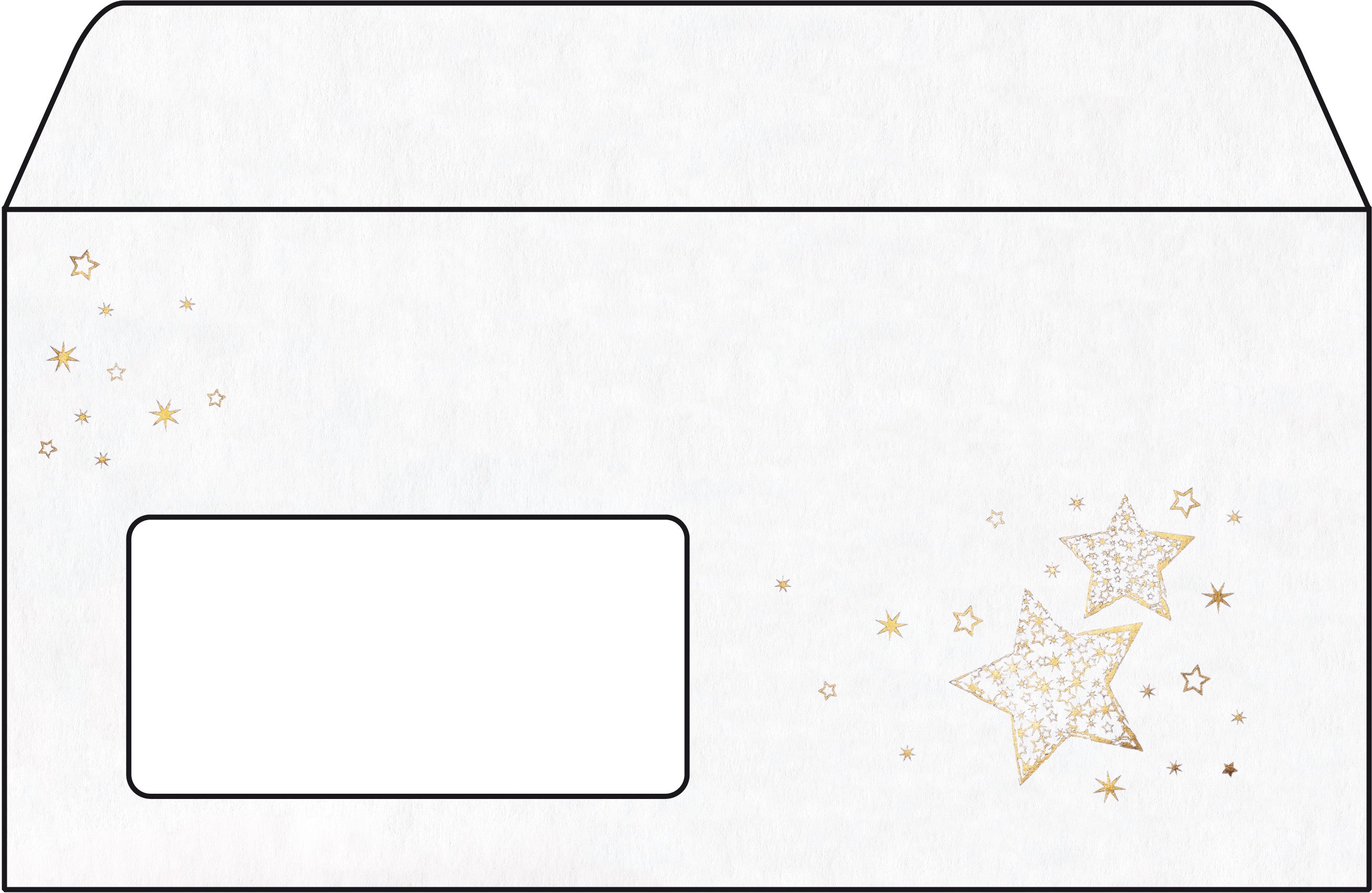 SIGEL Weihnachts Umschläge C6/5 DU045/W Golden Glow 50 Stück