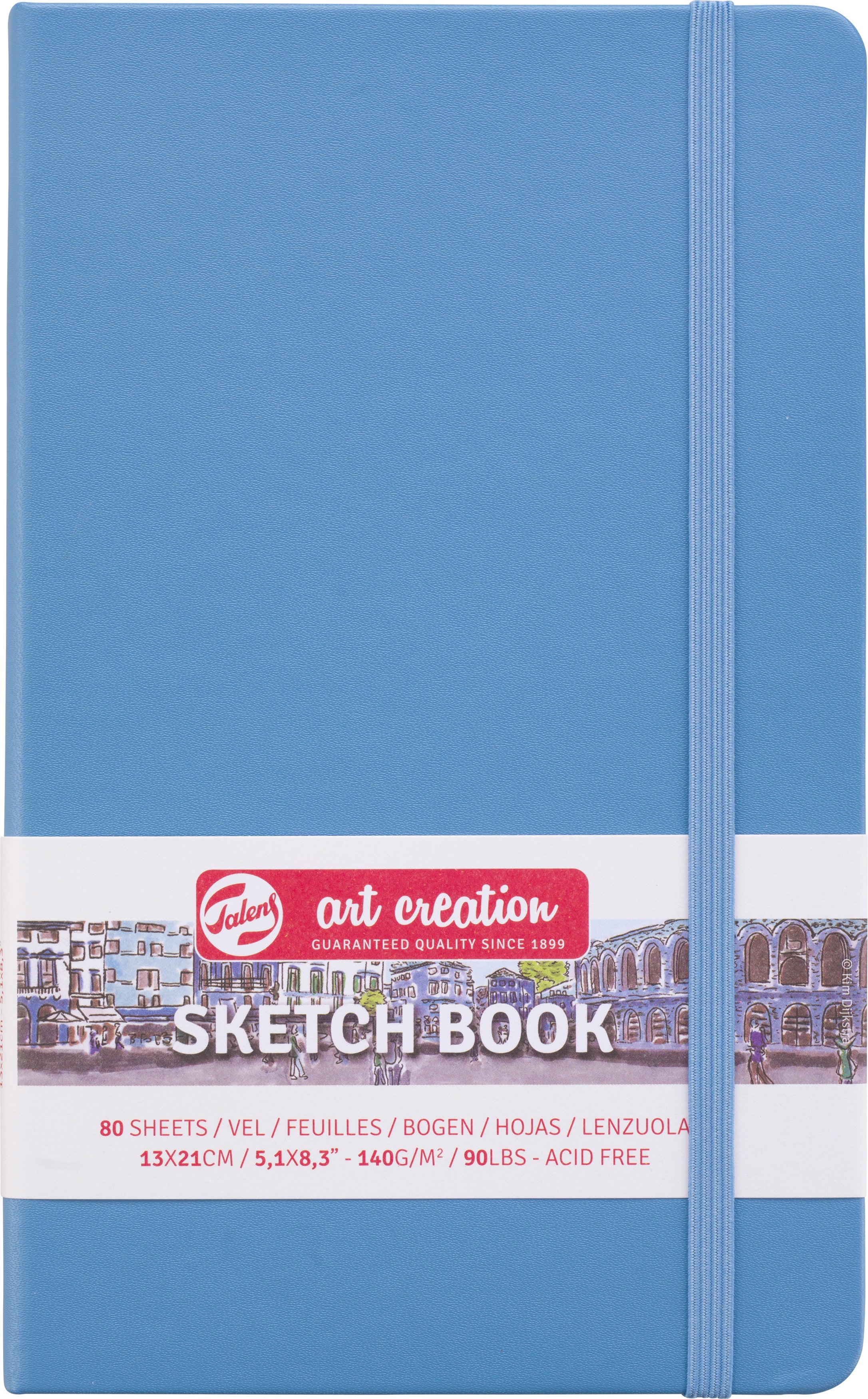 TALENS Sketch Book 13x21cm 9314212M seeblau 80 Seiten