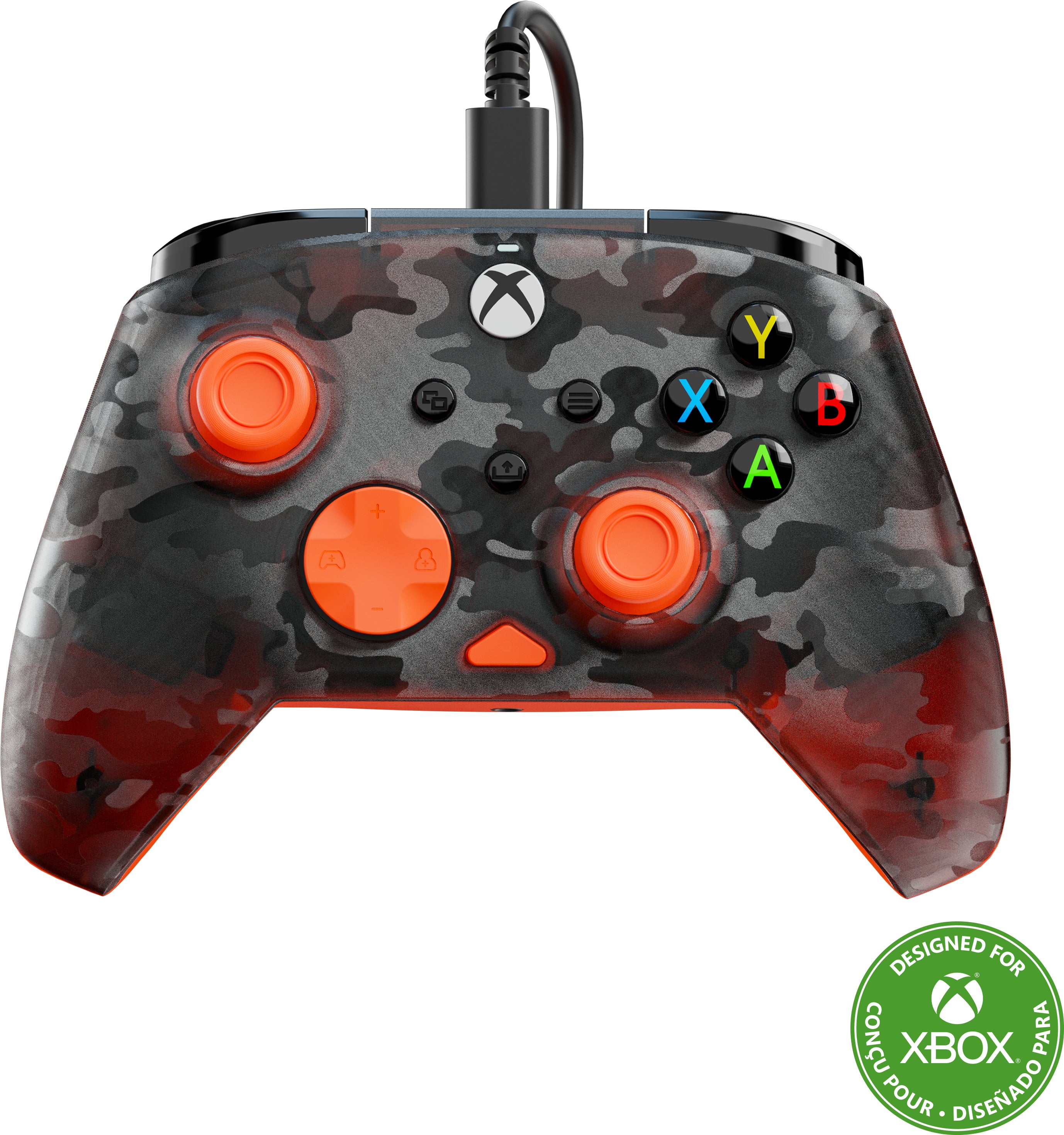 TURTLE BEACH Rematch Core Wired Ctrl. TBC-2001-95 XB, Ghost Camo Black,Orange