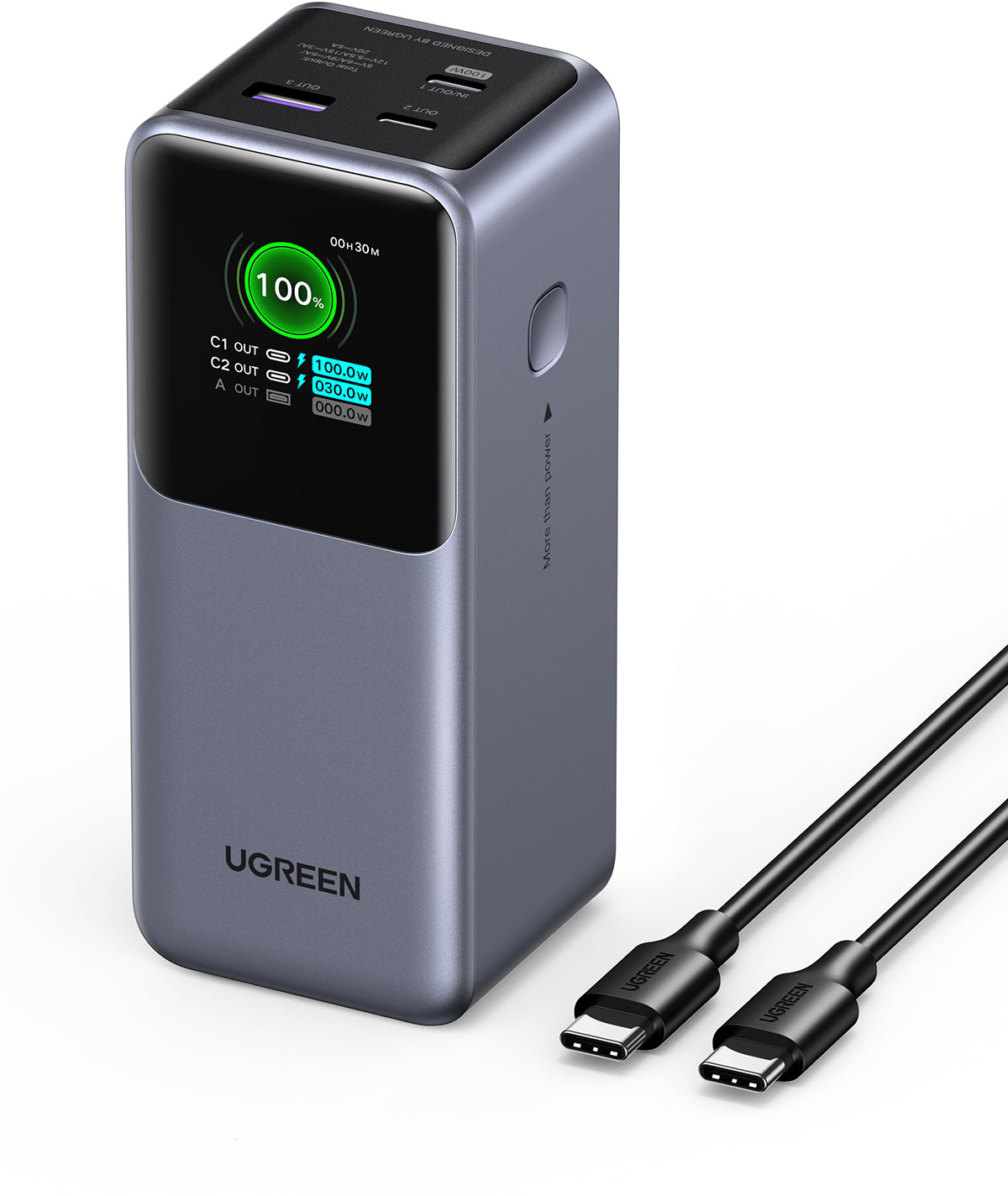 UGREEN Nexode Power Bank 20000mAh 35524B 130W Fast Charging