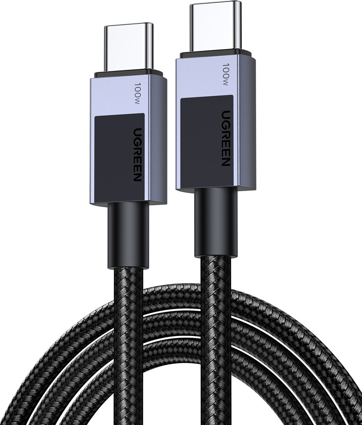 UGREEN Cable USB-C to USB-C, 100W 35985 PD,0.5m,Fast Charging,Gray