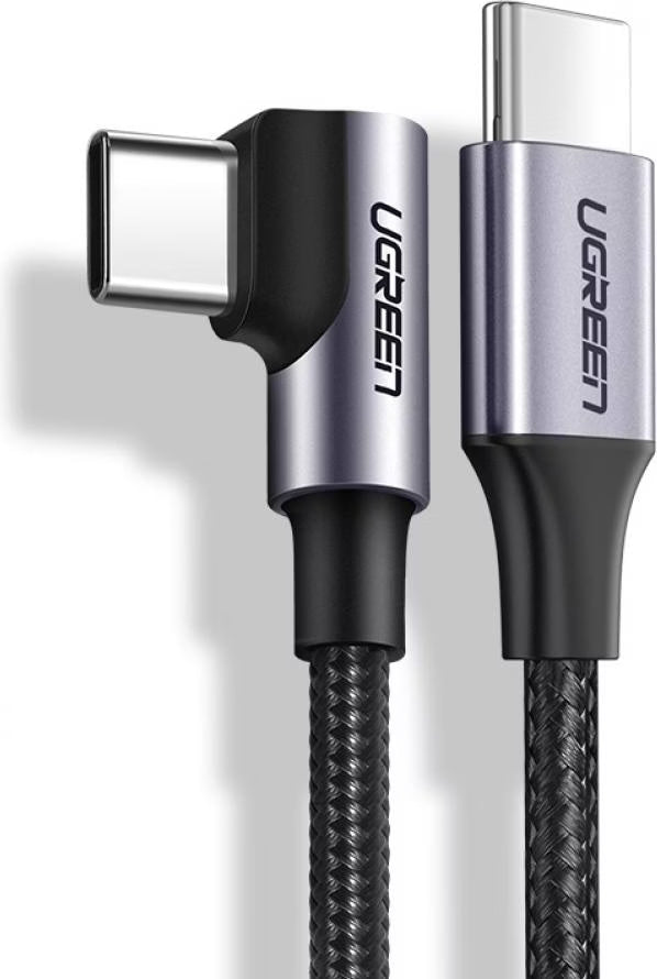 UGREEN Fast Charging Cable 3A Max 2m 50125 USB-C -USB-C,PD,90 Degree