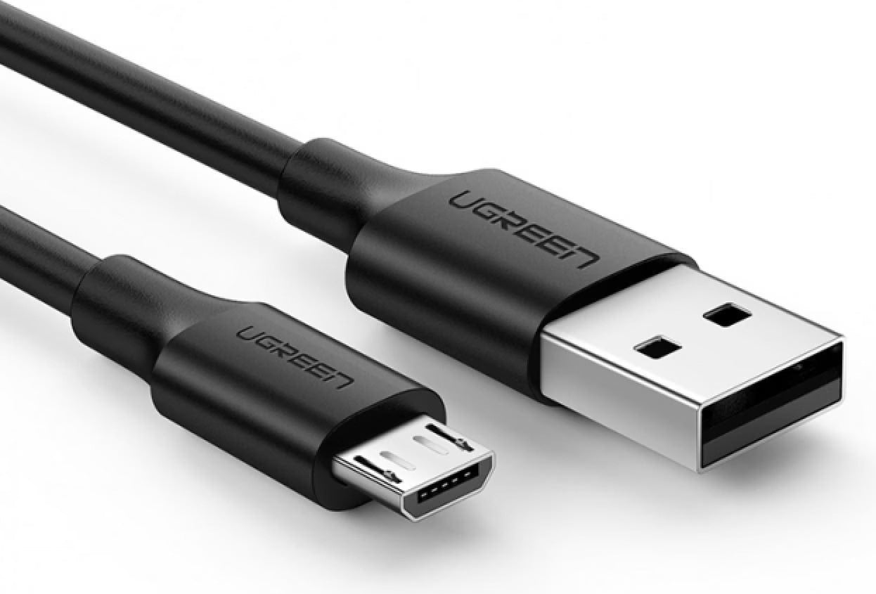 UGREEN Cable 2A Max , 2m 60138 USB-A to Micro USB, Black
