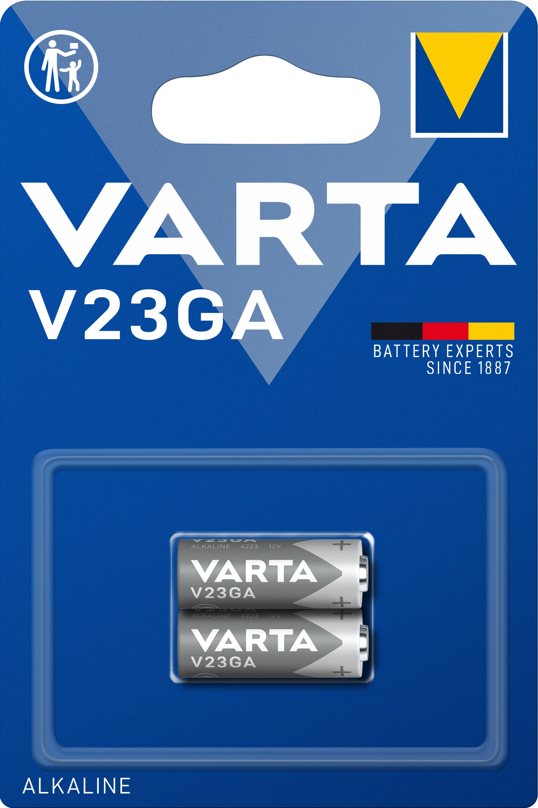 VARTA Knopfzellenbatterie 4223101402 V23GA/8LR932 2 Stück