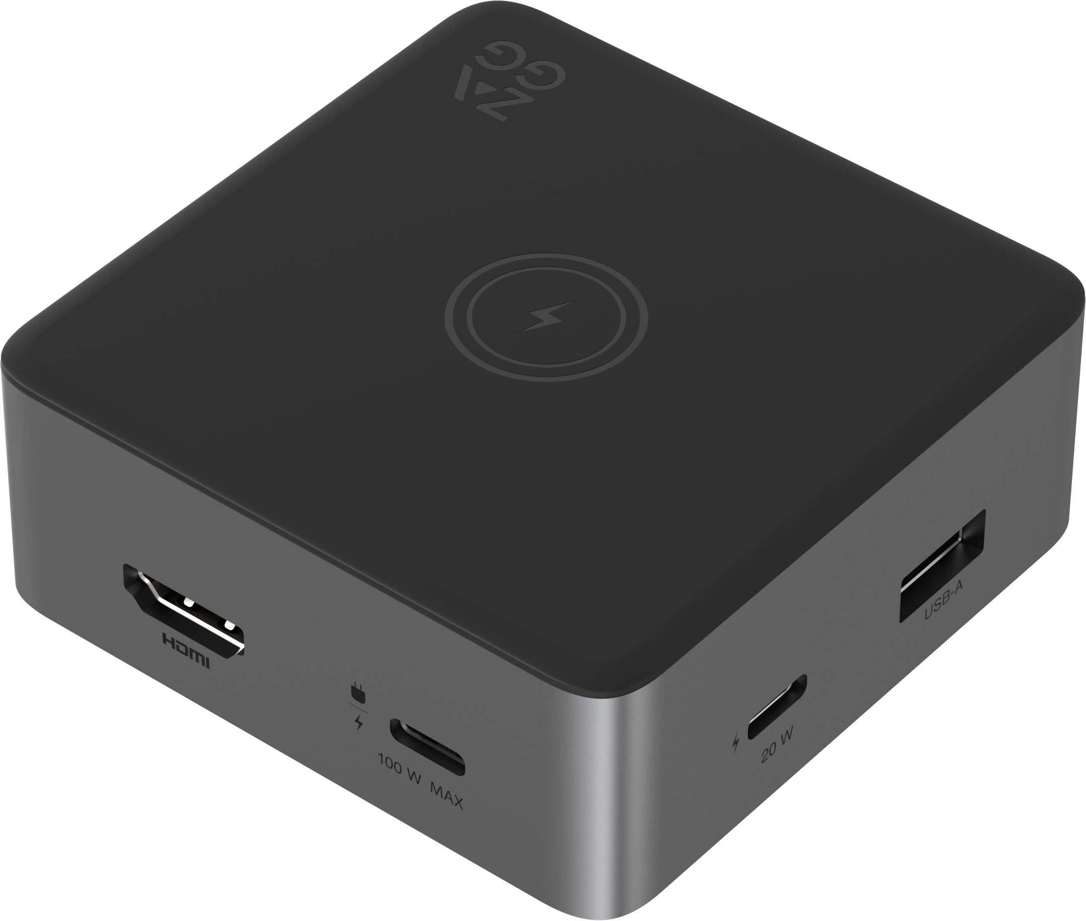 ZAGG 4-Port Hub Wireless charging 109816213 Black,Grey